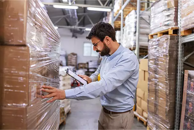 image of warehouse staff packing meters