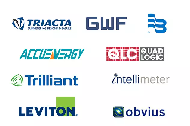 Image of meter manufacturers QMC can integrate with
