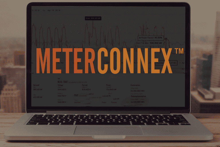 image of meterconnex running on a computer